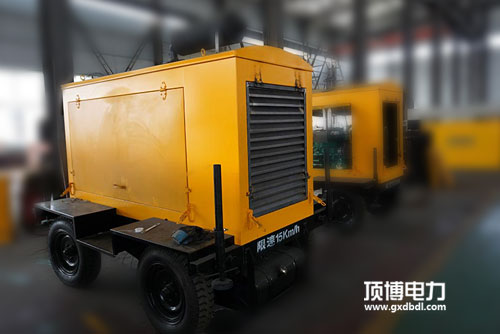 玉柴移动式四轮式发电机组600KW