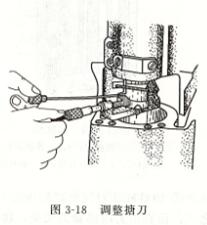 测微器调整搪刀